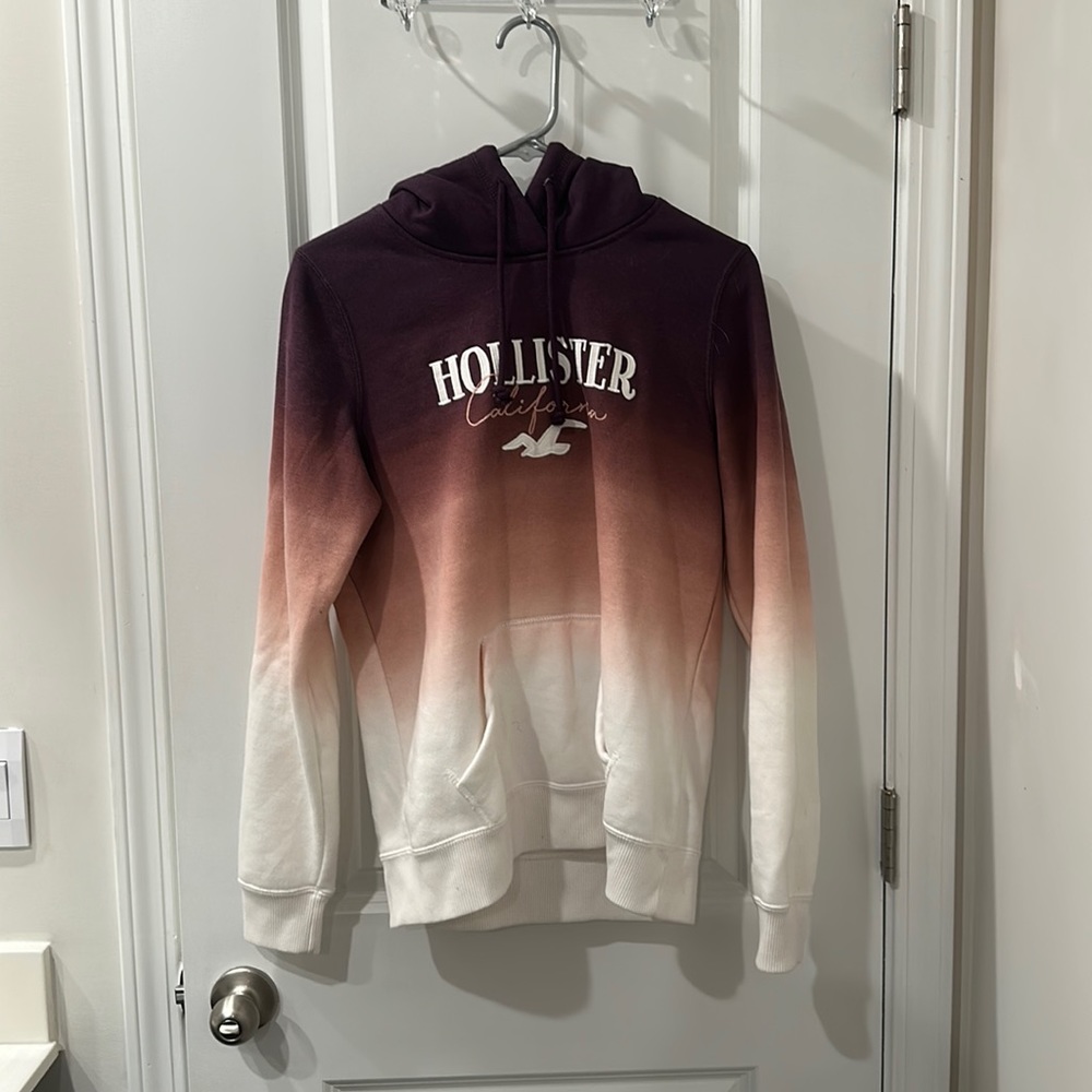 A purple ombré sweatshirt